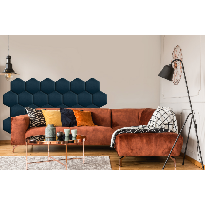 Polsterpaneel Granatblau Polsterpaneel Granatblau